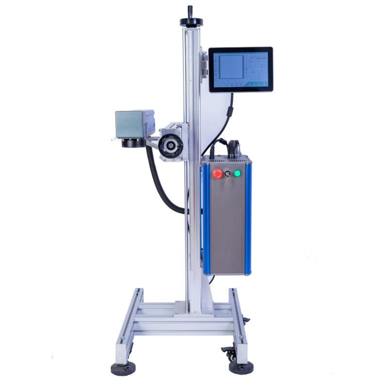 Fiber laser coding machine